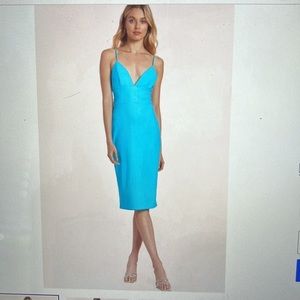 MONTROSE FAUX LEATHER DRESS BY AMANDA UPRICHARD